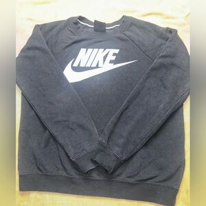 Nike Charcoal Sweatshirt with White Logo